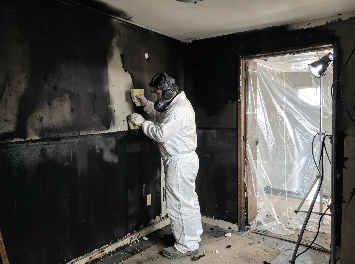 Fire Damage Restoration company in Muir, MI